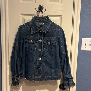 Berek Blue Studded Jean Jacket